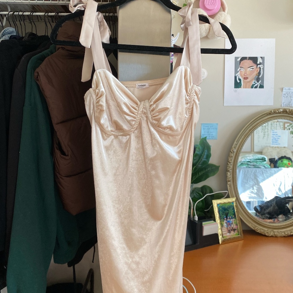 Champagne Mini Dress